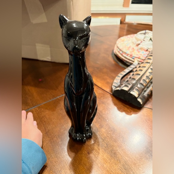 Vintage Retro Black ceramic cat Gottschalk - Picture 2 of 6